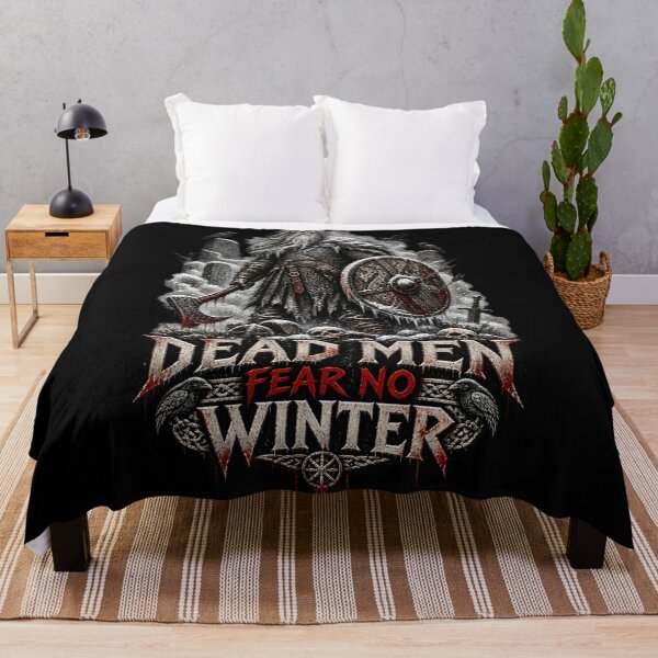Item preview, Dead Men Fear No Winter – Dark Viking Warrior Norse Mythology Art designed and sold by R3XFORGE.