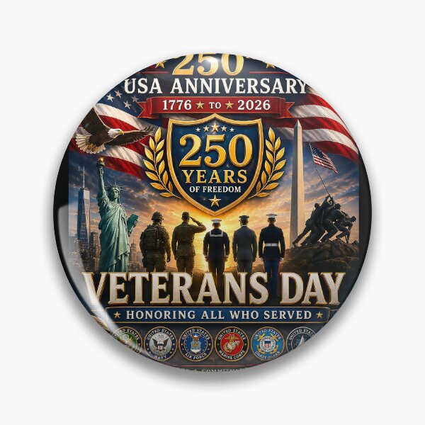Item preview, VETERANS DAY - 250th USA ANNIVERSARY 1776 to 2026 - DBM Photo Art 1 designed and sold by DBM Photo Art 1.
