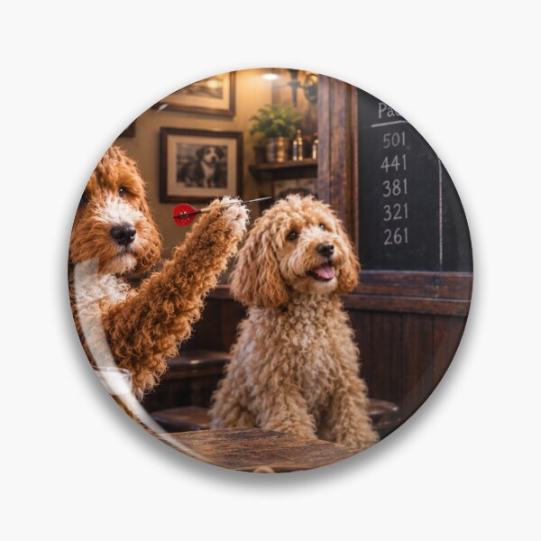 Item preview, Cockapoo Darts Night at the Paw and Bone Pub designed and sold by Paul Thompson Photography.