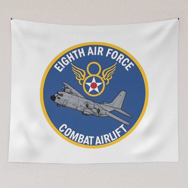 Item preview, USAF Eighth Air Force C-130 Combat Airlift Patch    designed and sold by CharlieDesings.