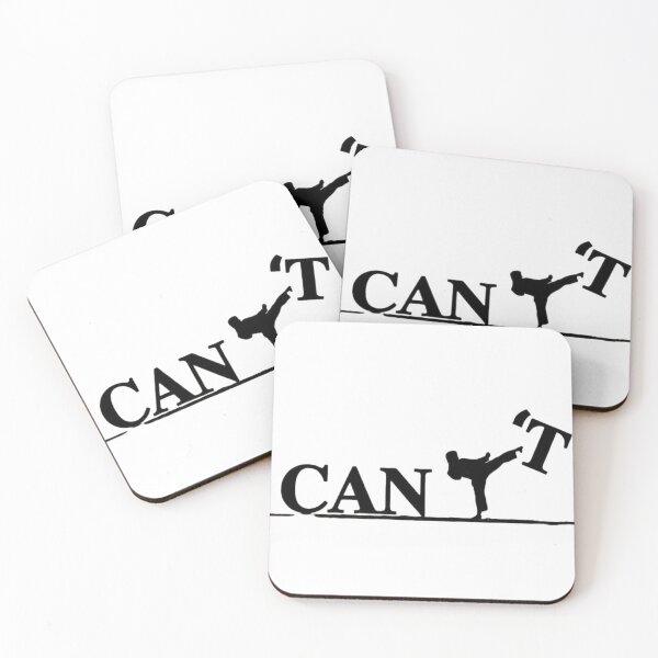 Item preview, Can't To Can - Motivational Martial Arts Karate Kick designed and sold by AJGHOUGHART.