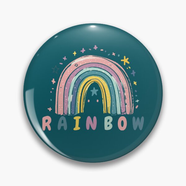 Item preview, Pastel Rainbow and Magical Stars Cute Aesthetic Kids Nursery Art designed and sold by SeJaa.