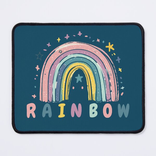 Item preview, Pastel Rainbow and Magical Stars Cute Aesthetic Kids Nursery Art designed and sold by SeJaa.