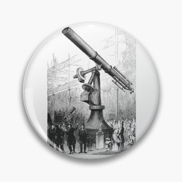 Item preview, Victorian Telescope Exhibition Engraving designed and sold by Antique Science Press.
