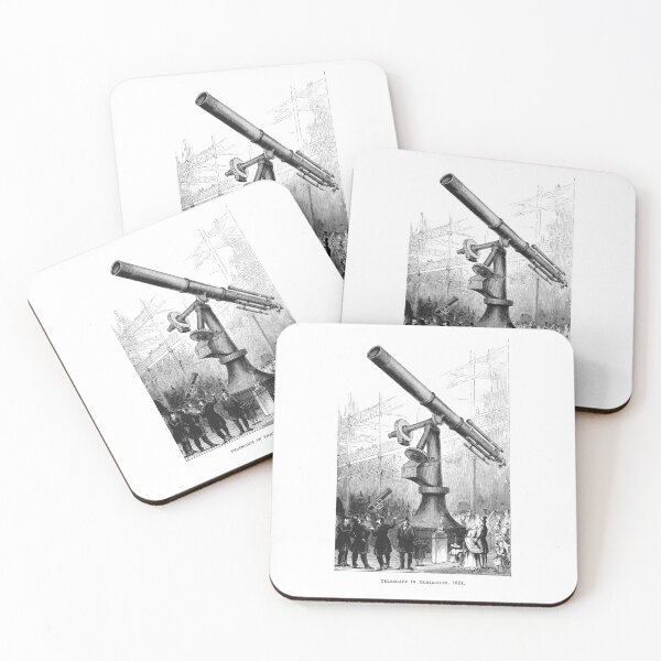Item preview, Victorian Telescope Exhibition Engraving designed and sold by Antique Science Press.