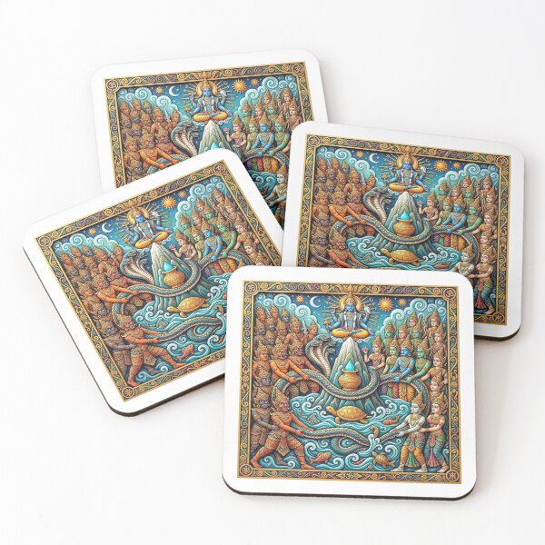 Item preview, The Churning of the Ocean of Milk Bas-Reliefs designed and sold by likbatonboot.