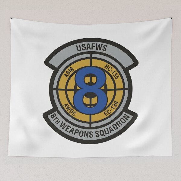 Item preview, USAF 8th Weapons Squadron USAFWS Patch    designed and sold by CharlieDesings.
