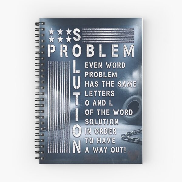 Item preview, Creative Wordplay Crossword Inspirational Quote about Problem and Solution Typography. designed and sold by Giulivo Store Graphic.