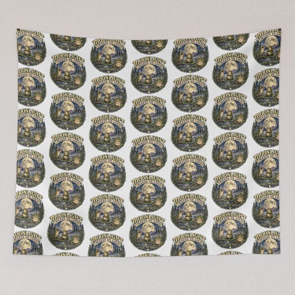 Item preview, Funny Night Frog Society Moonlight Makes Us Loud designed and sold by Wilcox PhotoArt.