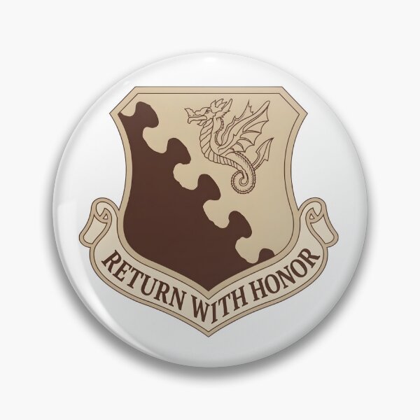 Item preview, USAF 31st Fighter Wing Return With Honor Shield Patch    designed and sold by CharlieDesings.