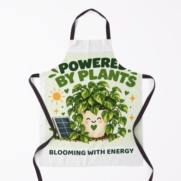 Item preview, Powered by Plants- Vegetal humour for plant lovers ! designed and sold by GardenHub.