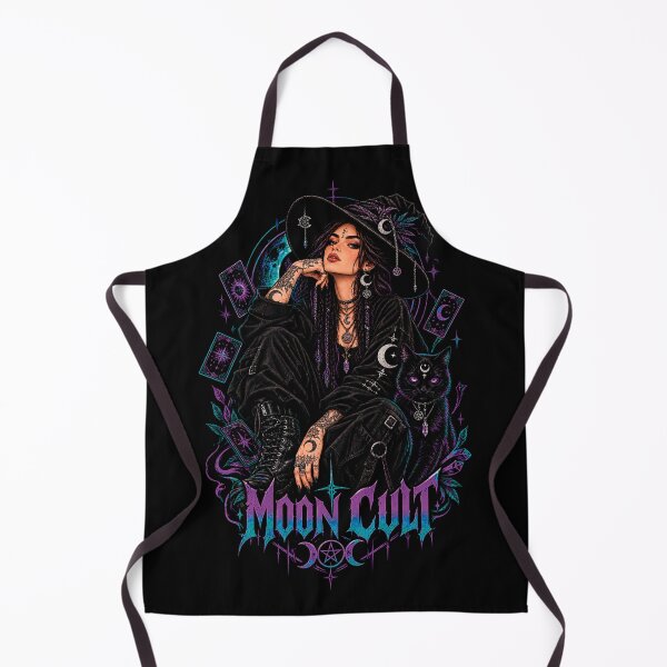 Item preview, Moon Cult Dark Witch Gothic Occult Celestial Art designed and sold by CrazySzoopWorld.