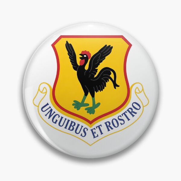 Item preview, USAF 18th Wing Unguibus Et Rostro Shield Patch    designed and sold by CharlieDesings.