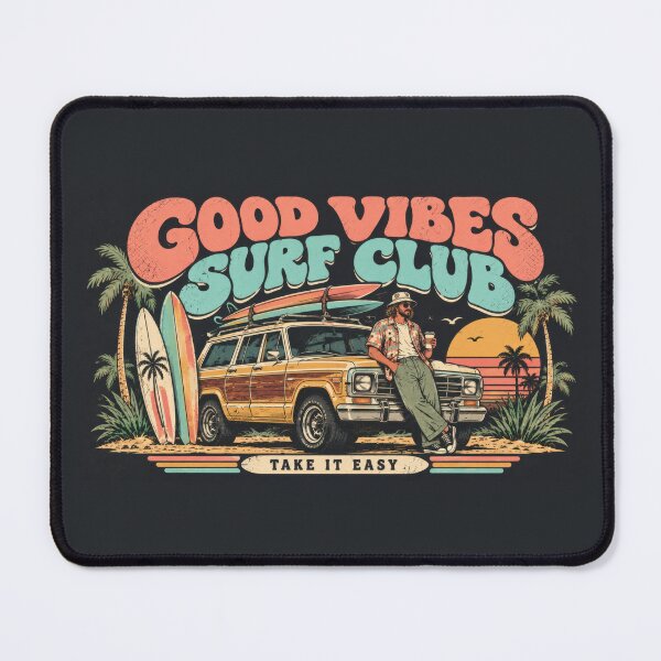 Item preview, Good vibes surf club, classic car designed and sold by anytka.