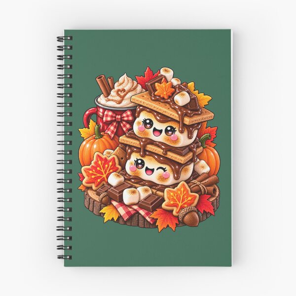 Item preview, Kawaii Thanksgiving Fall Pattern with Turkey, Pumpkin, Autumn Leaves and Cozy Seasonal Treats designed and sold by ALH Apparel.