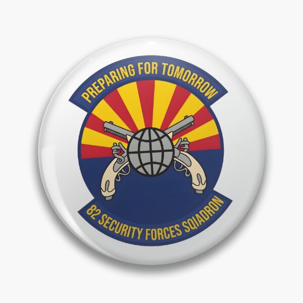 Item preview, USAF 82nd Security Forces Squadron Preparing For Tomorrow Patch    designed and sold by CharlieDesings.
