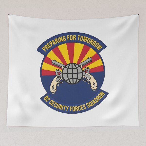 Item preview, USAF 82nd Security Forces Squadron Preparing For Tomorrow Patch    designed and sold by CharlieDesings.