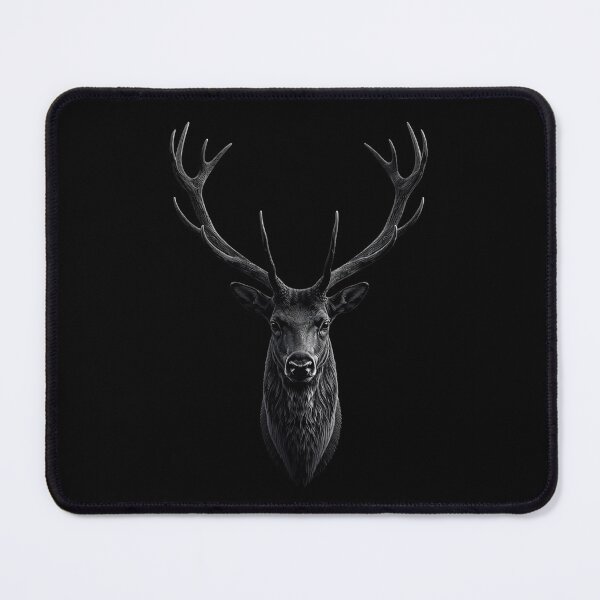 Item preview, Gothic Black Ink Stag Antlers Graphic designed and sold by LazyDayzCo.