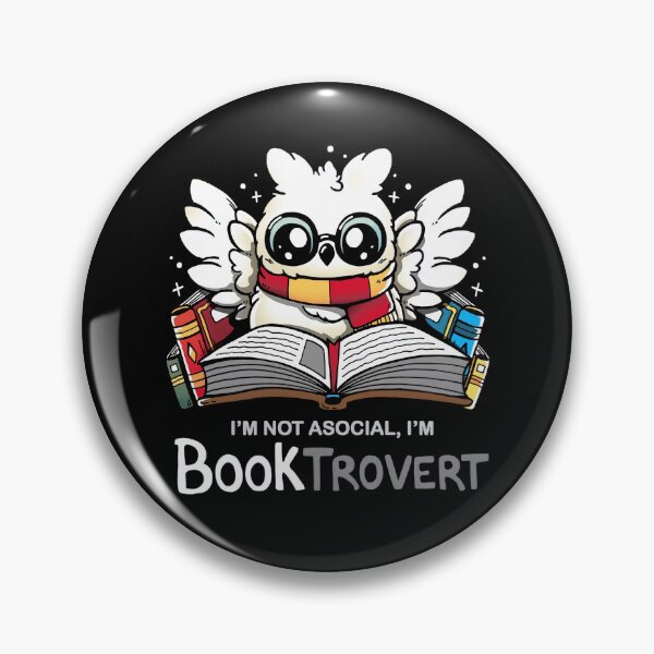 Item preview, Im Not Asocial Im Booktrovert Cute Reading Owl Bookworm Lover designed and sold by JaPanAnimeSh8.