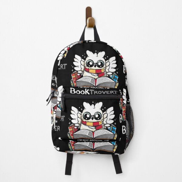 Item preview, Im Not Asocial Im Booktrovert Cute Reading Owl Bookworm Lover designed and sold by JaPanAnimeSh8.