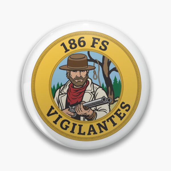 Item preview, USAF 186th Fighter Squadron Vigilantes Patch    designed and sold by CharlieDesings.