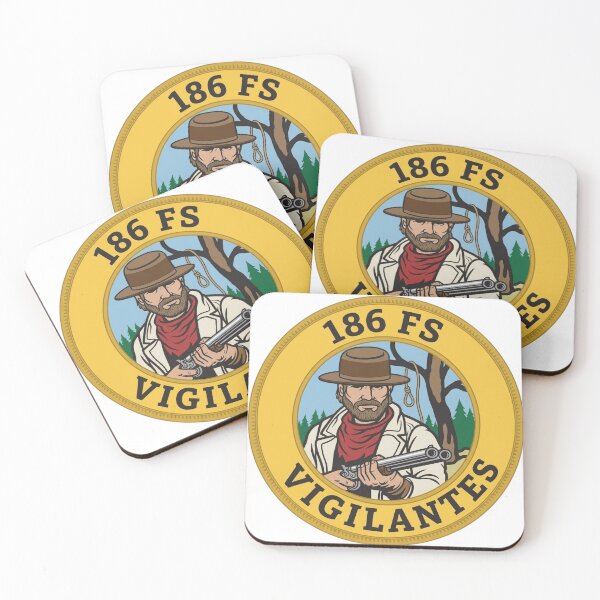 Item preview, USAF 186th Fighter Squadron Vigilantes Patch    designed and sold by CharlieDesings.