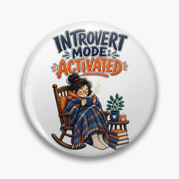 Item preview, Introvert Mode Activated – Cozy Blanket Rocking Chair Funny Introvert designed and sold by Art JSMY.