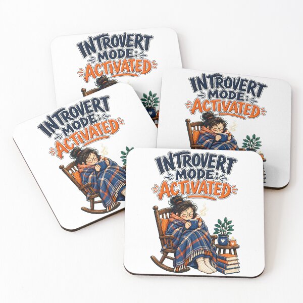 Item preview, Introvert Mode Activated – Cozy Blanket Rocking Chair Funny Introvert designed and sold by Art JSMY.