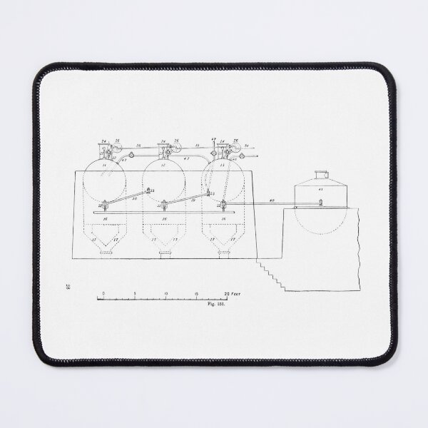 Item preview, Victorian Petroleum Refinery Patent Blueprint designed and sold by Antique Science Press.