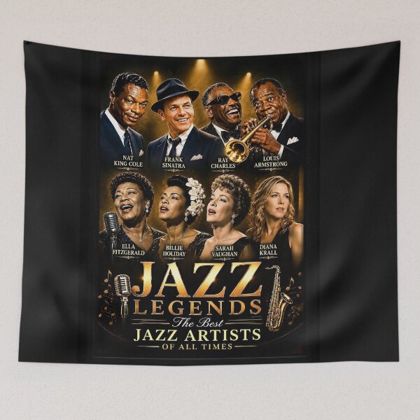 Item preview, JAZZ LEGENDS - The Best Jazz Artists - Fine Art Wall Print - DBM Photo Art 1 designed and sold by DBM Photo Art 1.