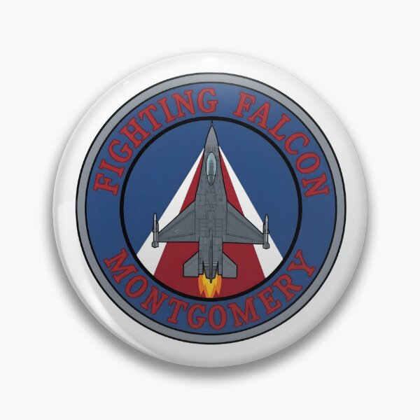 Item preview, USAF F-16 Fighting Falcon Montgomery Patch    designed and sold by CharlieDesings.