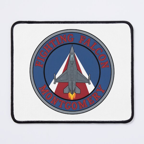 Item preview, USAF F-16 Fighting Falcon Montgomery Patch designed and sold by CharlieDesings.