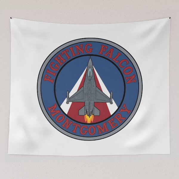 Item preview, USAF F-16 Fighting Falcon Montgomery Patch    designed and sold by CharlieDesings.