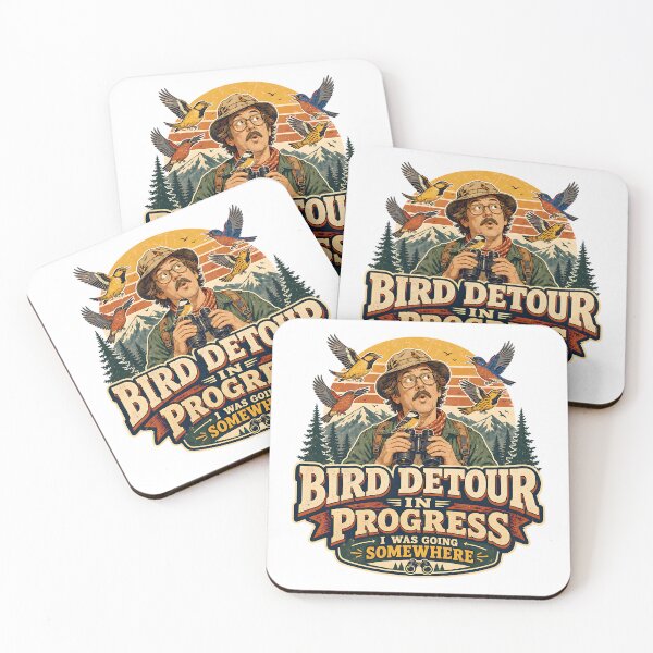 Item preview, Bird Detour In Progress Funny Birdwatching Humor Design designed and sold by Wilcox PhotoArt.