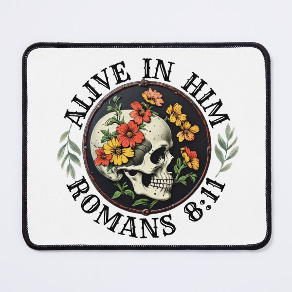 Item preview, Alive In Him - Romans 8:11 designed and sold by scripturehood.