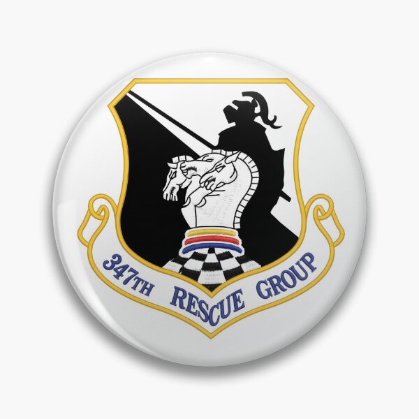 Item preview, USAF 347th Rescue Group Shield Patch    designed and sold by CharlieDesings.
