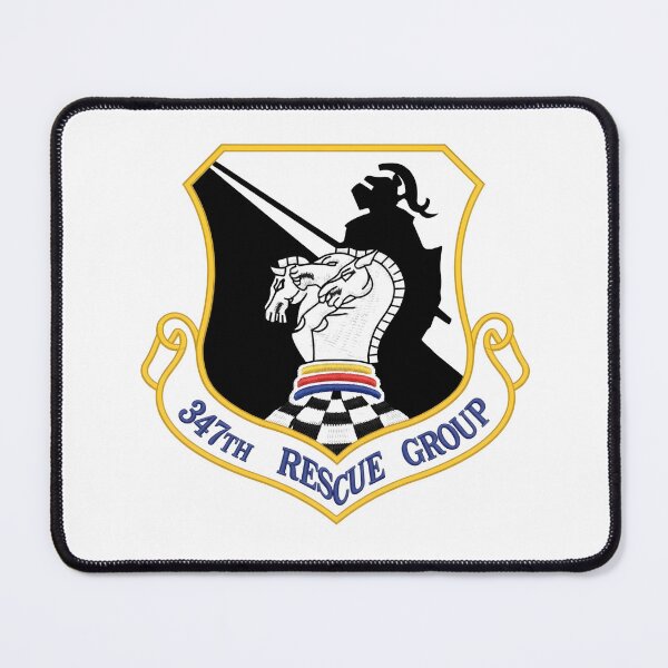 Item preview, USAF 347th Rescue Group Shield Patch designed and sold by CharlieDesings.