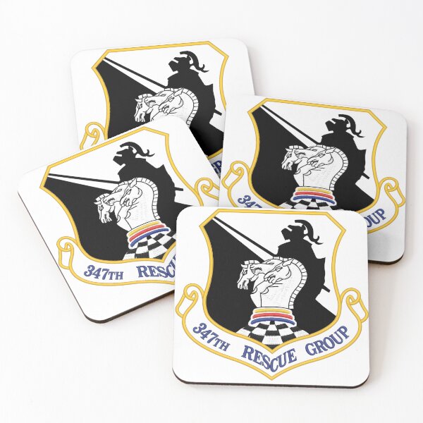 Item preview, USAF 347th Rescue Group Shield Patch    designed and sold by CharlieDesings.