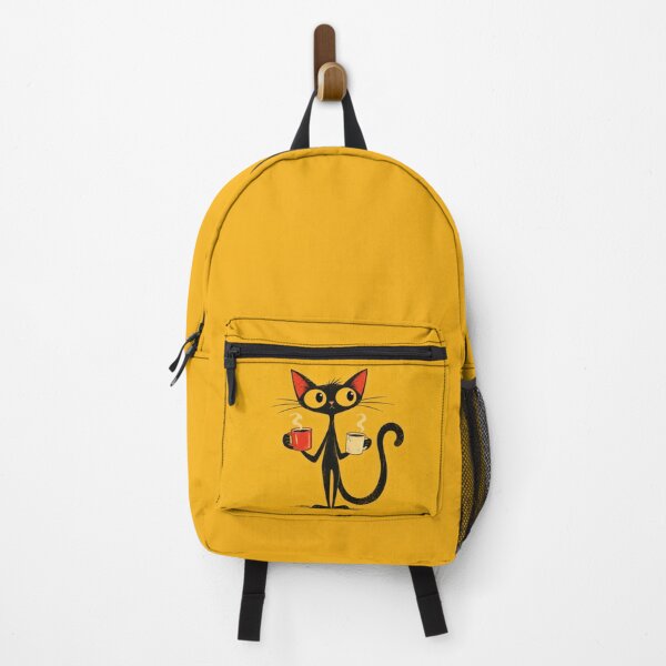 Item preview, Cute cat holding two cups designed and sold by anytka.