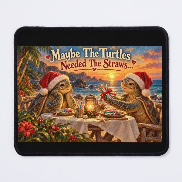 Item preview, Maybe The Turtles Needed The Straws Sarcastic Sea Turtle designed and sold by Crystal-Tree.