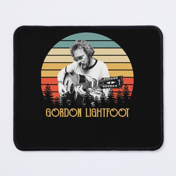 Item preview, Gordon Lightfoot Retro Folk Portrait Design designed and sold by MichaelReed-Art.