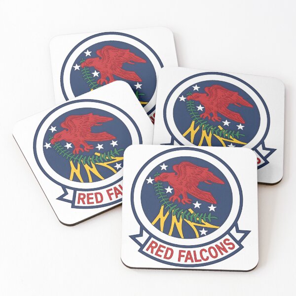 Item preview, USAF 321st Fighter Interceptor Squadron Red Falcons Patch    designed and sold by CharlieDesings.