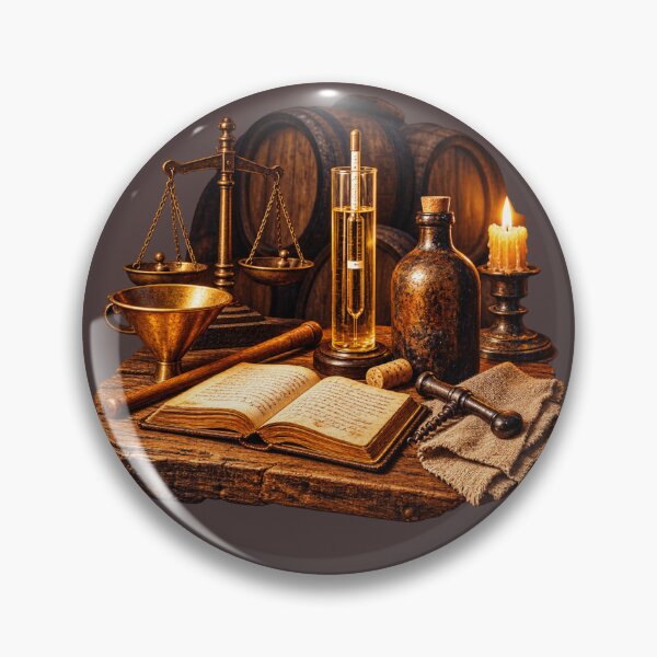 Item preview, Benedictine Cellar Vintage Monastery Treasures, Antique Barrels & Old Books designed and sold by CzipipitoStudio.