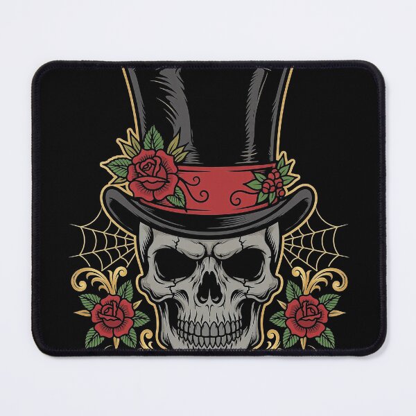 Item preview, Skull Top Hat Rose Art designed and sold by Gangster-Design.