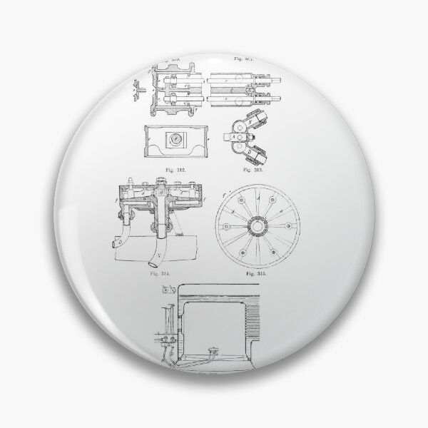 Item preview, Victorian Industrial Petroleum Valve Blueprint designed and sold by Antique Science Press.