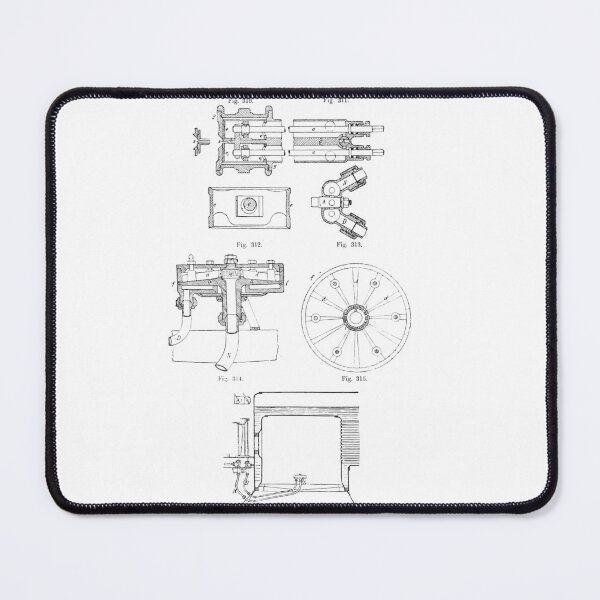 Item preview, Victorian Industrial Petroleum Valve Blueprint designed and sold by Antique Science Press.