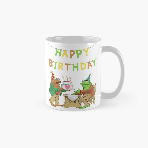 Item preview, Frog and Toad Birthday Cake Celebration designed and sold by ROBOTFACE.