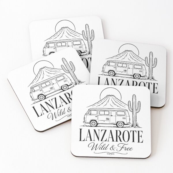 Item preview, Lanzarote Wild & Free / Vintage Camper Volcán Timanfaya designed and sold by StudioPixelArts.
