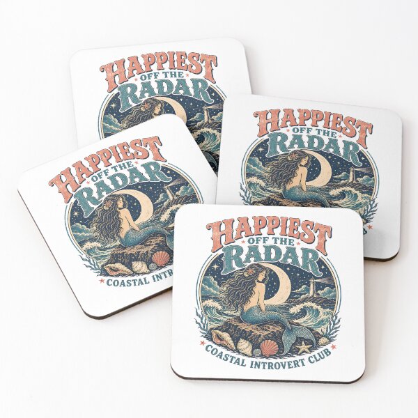 Item preview, Happiest Off The Radar Mermaid Coastal Introvert Club designed and sold by Wilcox PhotoArt.