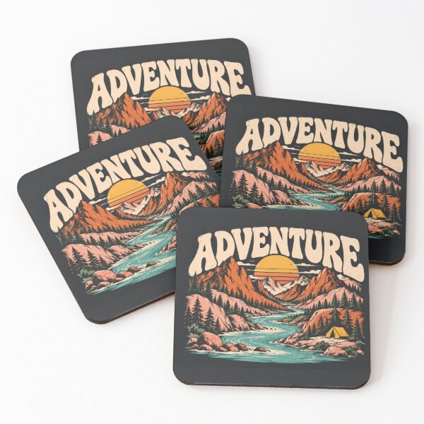 Item preview, Mountains with river and sunset designed and sold by anytka.